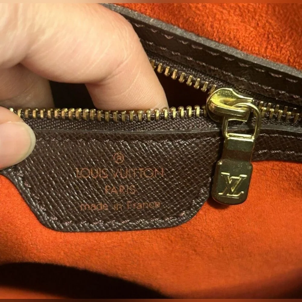 Louis Vuitton Damier Ebene Bucket Bag With Matching Wallet EUC - Picture 14 of 16